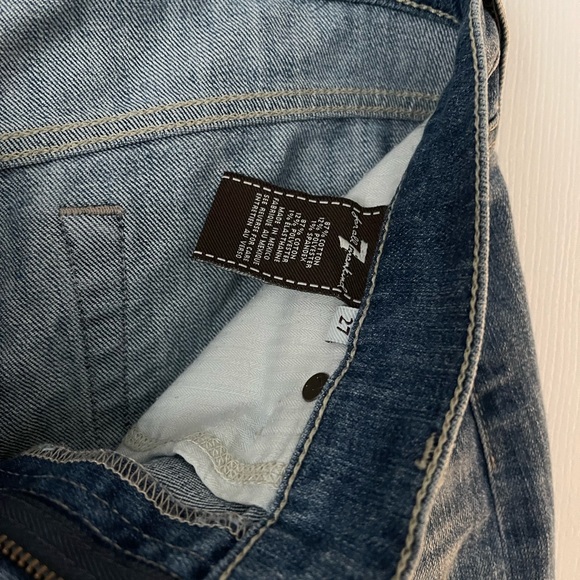 7 FOR ALL MANKIND Denim Cuff Shorts - Picture 5 of 5